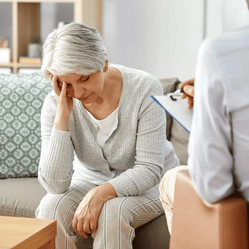 Client confronting memories during DBT-PE session